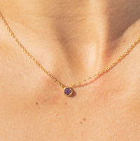 ASSORTED ALCO 18K Gold Plated Water Resistant - Starstone (Birthstone) Necklaces