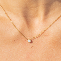 ASSORTED ALCO 18K Gold Plated Water Resistant - Starstone (Birthstone) Necklaces