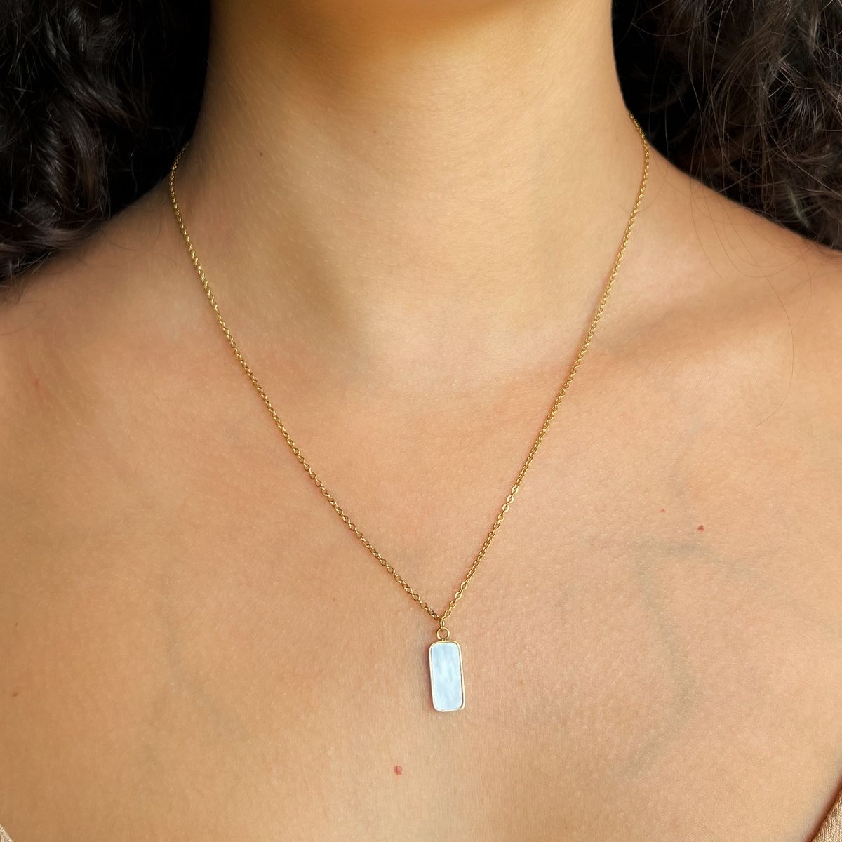 ALCO - MIRA 18K Gold Plated Stainless Steel Water Resistant Necklace