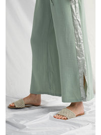 Coastal Chic Contrast Side Stripe Drawstring Pants