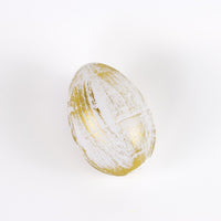 Assorted Metallic Gold Distressed 4" Edmonton Eggs