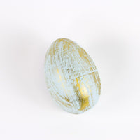 Assorted Metallic Gold Distressed 4" Edmonton Eggs