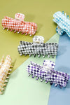 Assorted Checkered Chic Claw Clips