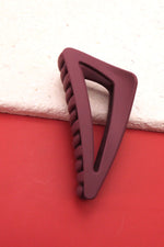 Matte Triangular Claw Clips