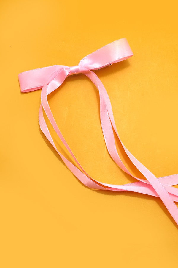 Assorted Long Satin Bows - 9.5"