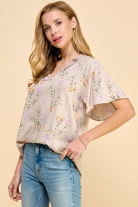 Spring Fever Floral Printed Blouse