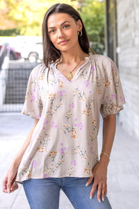 Spring Fever Floral Printed Blouse