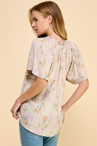 Spring Fever Floral Printed Blouse