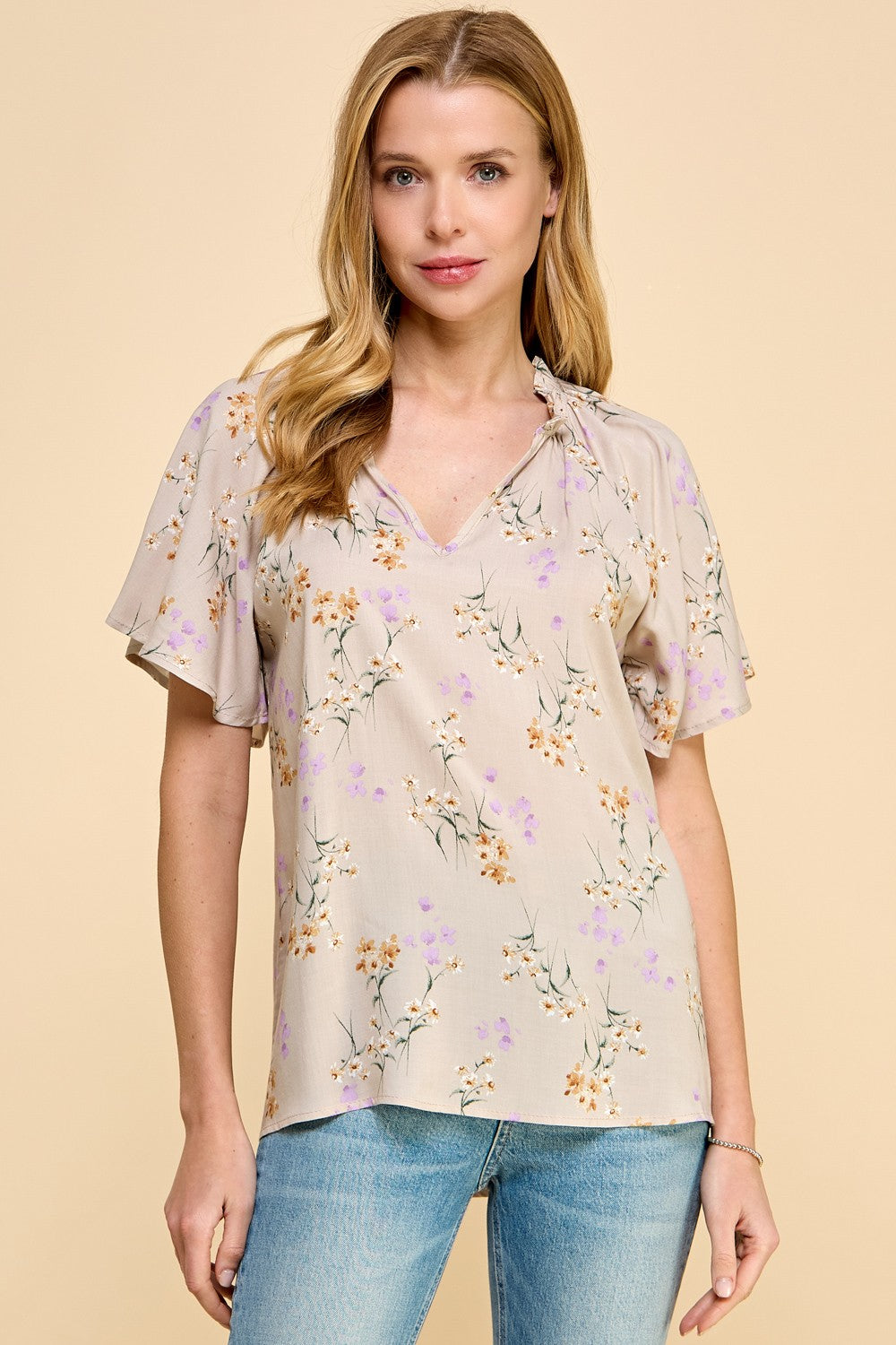 Spring Fever Floral Printed Blouse