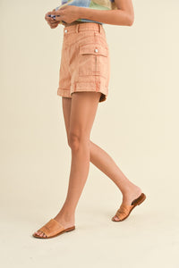 Spring Fever Mineral Washed Cargo Shorts