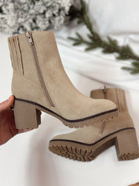 Harlow Amber Faux Suede Booties