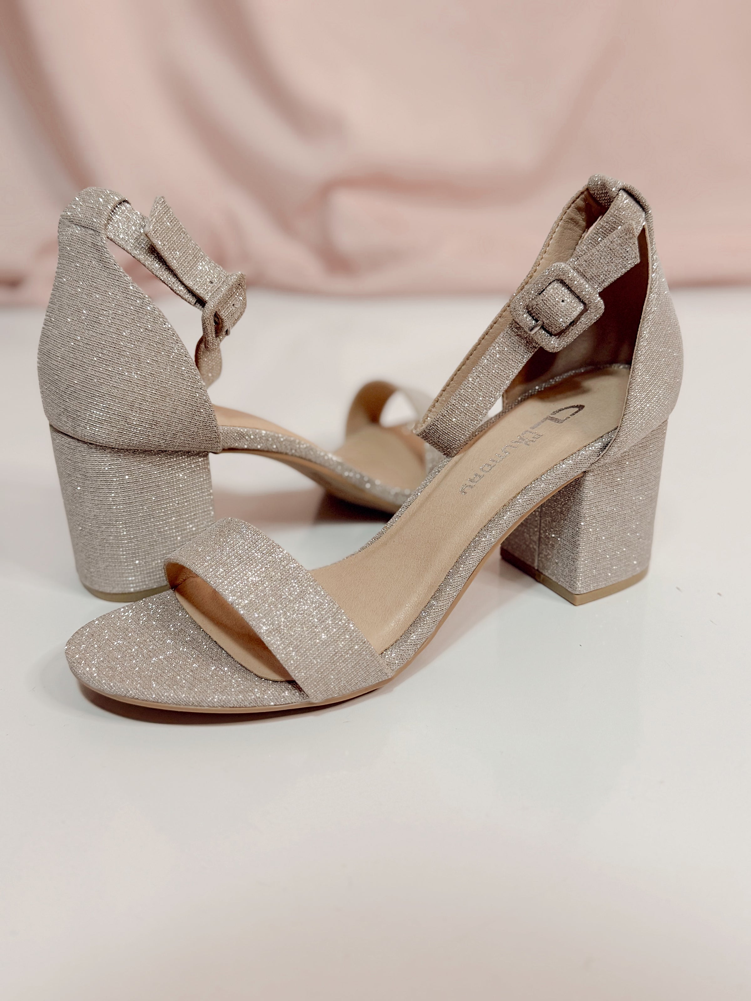 Jody Gold Shimmer Heels