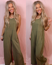 Emerie Olive Jumpsuit