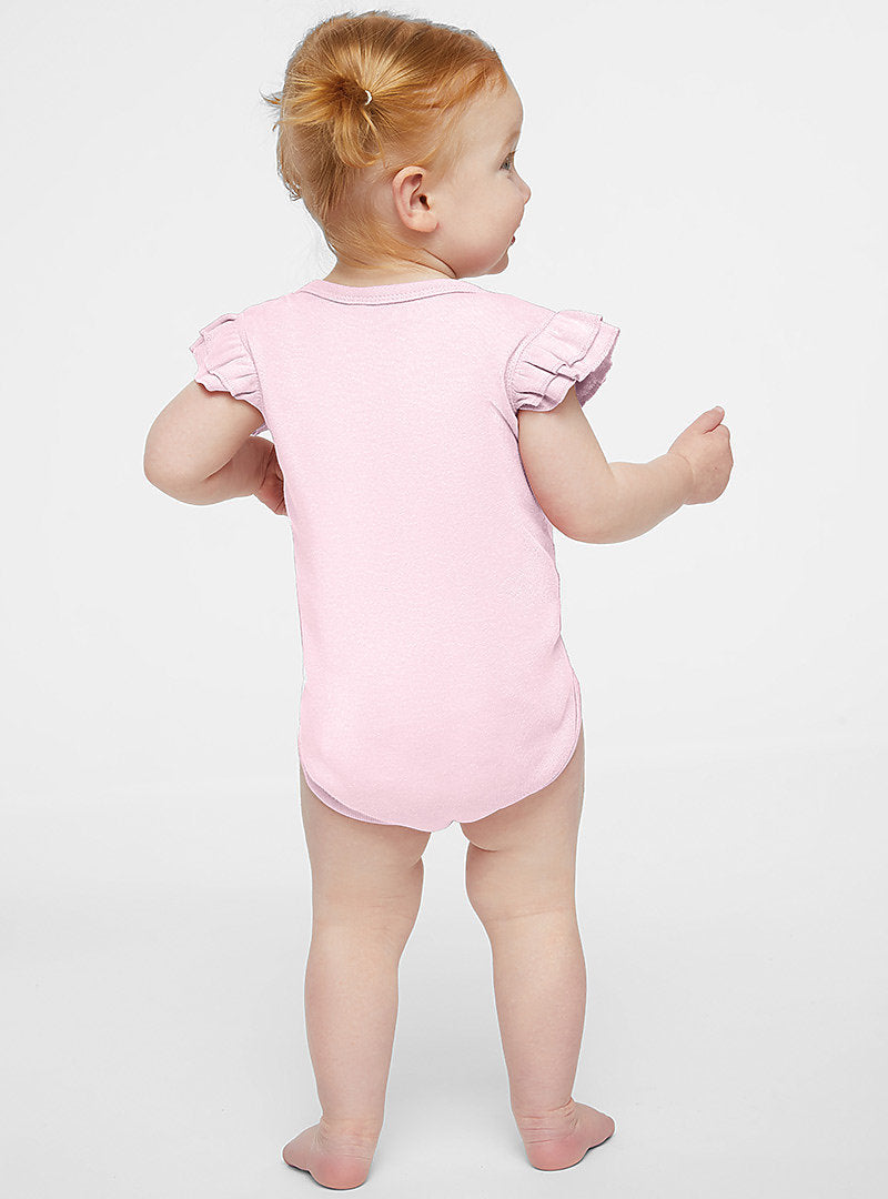 Flutter Sleeve Bodysuit - Asst Colors