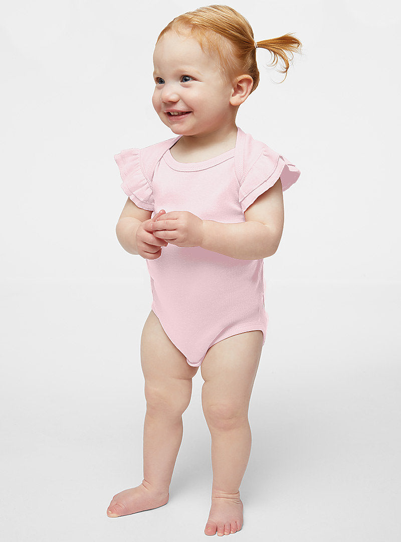 Flutter Sleeve Bodysuit - Asst Colors