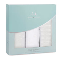 Aden And Anais Metallic Charm Swaddle - 3 Pack Set
