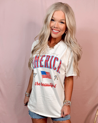 America The Beautiful 'Vintage Thrifted' Graphic Tee
