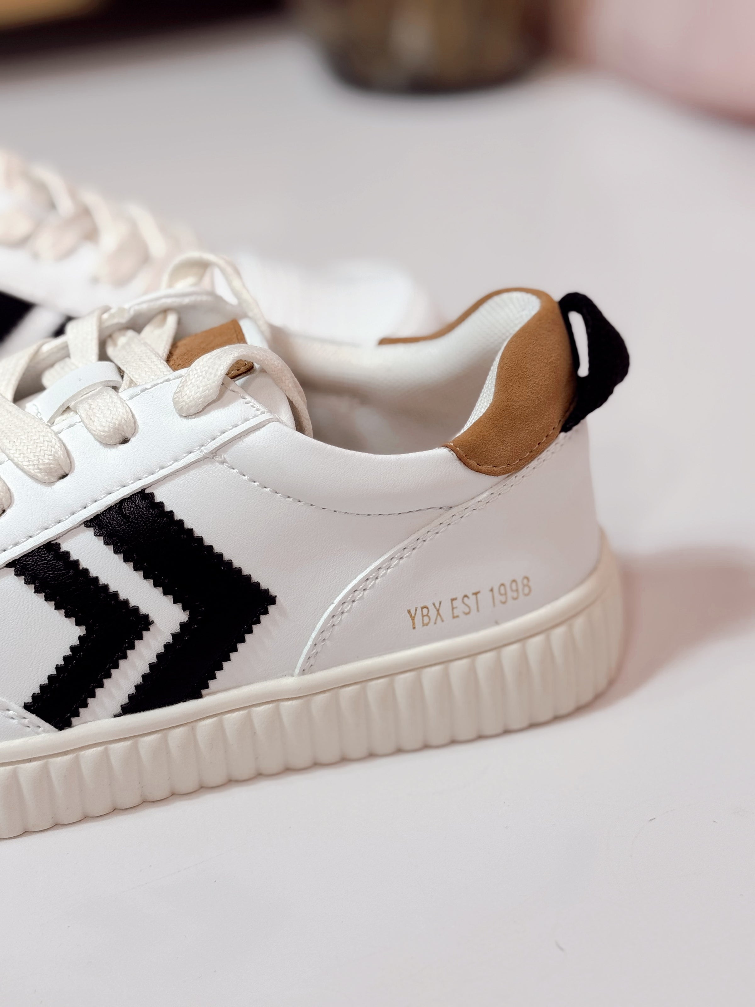 Yellow Box Miles Court Sneakers