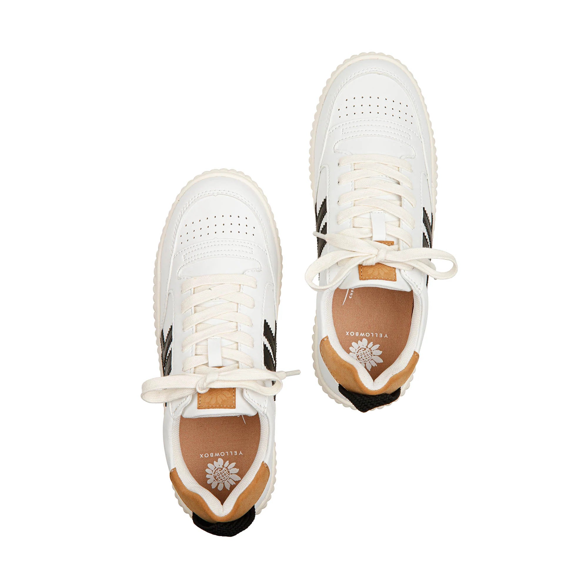 Yellow Box Miles Court Sneakers