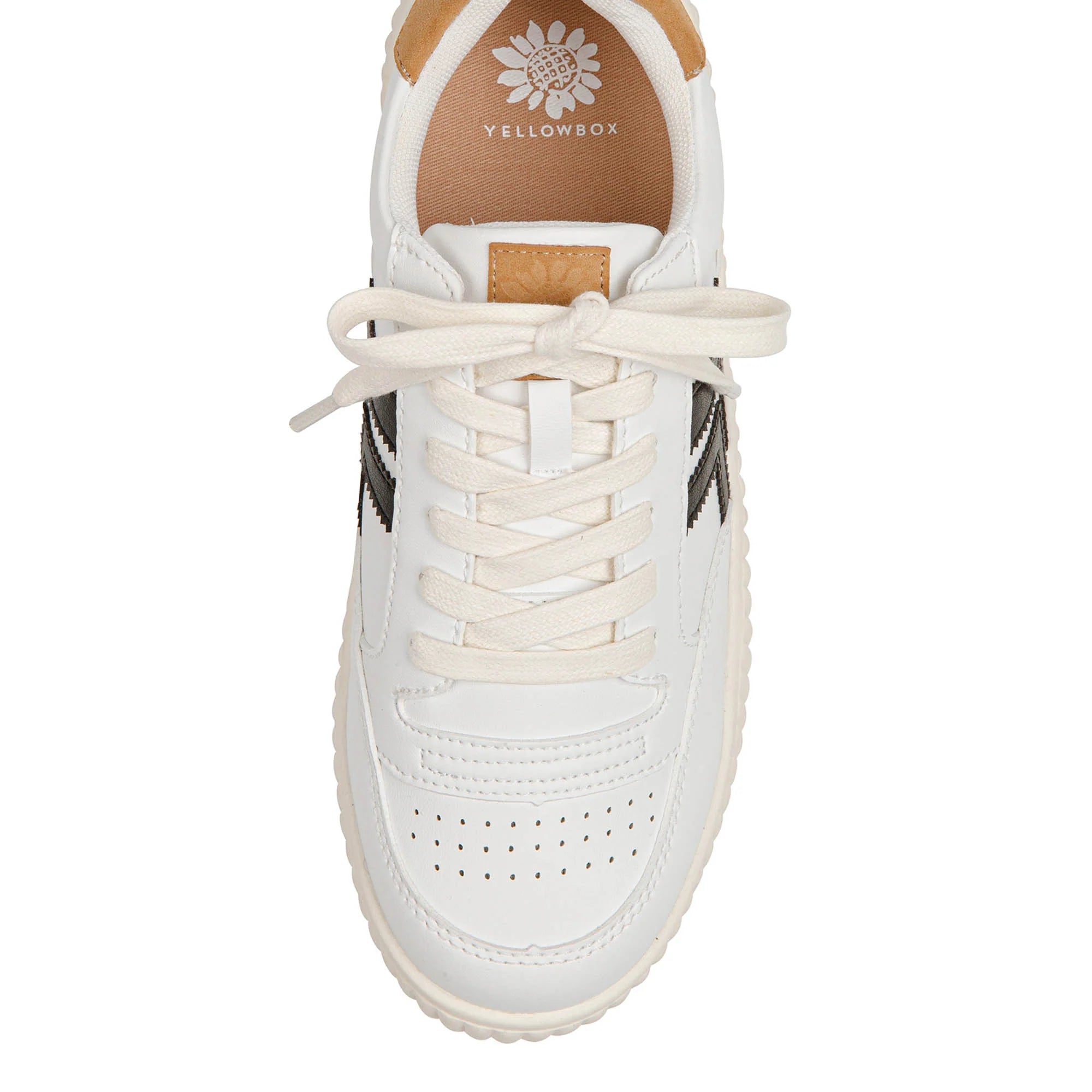 Yellow Box Miles Court Sneakers