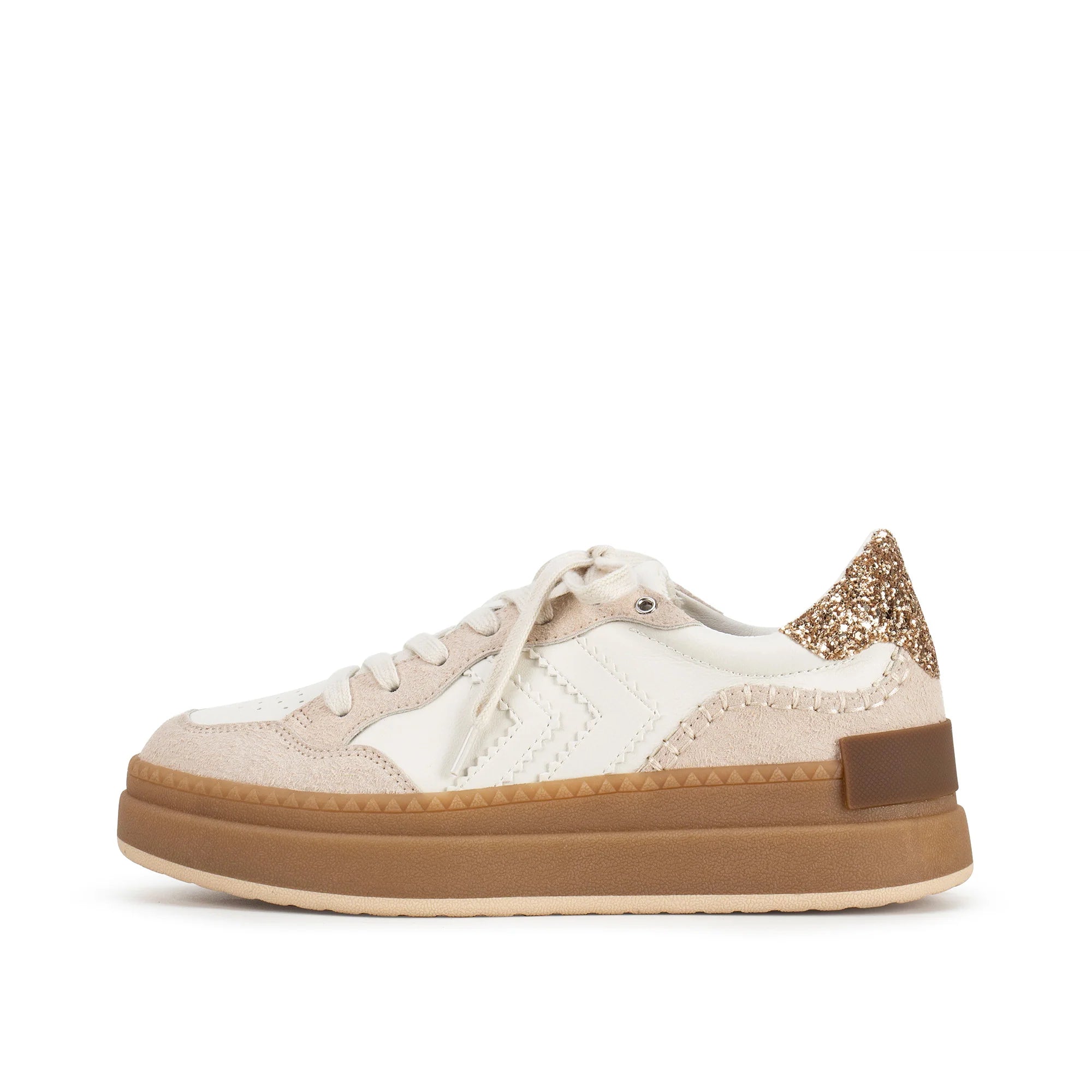Yellow Box Oculus Flatform Sneakers - Ivory
