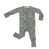Pebble Camo Long Sleeve - Convertible Zip Pajamas