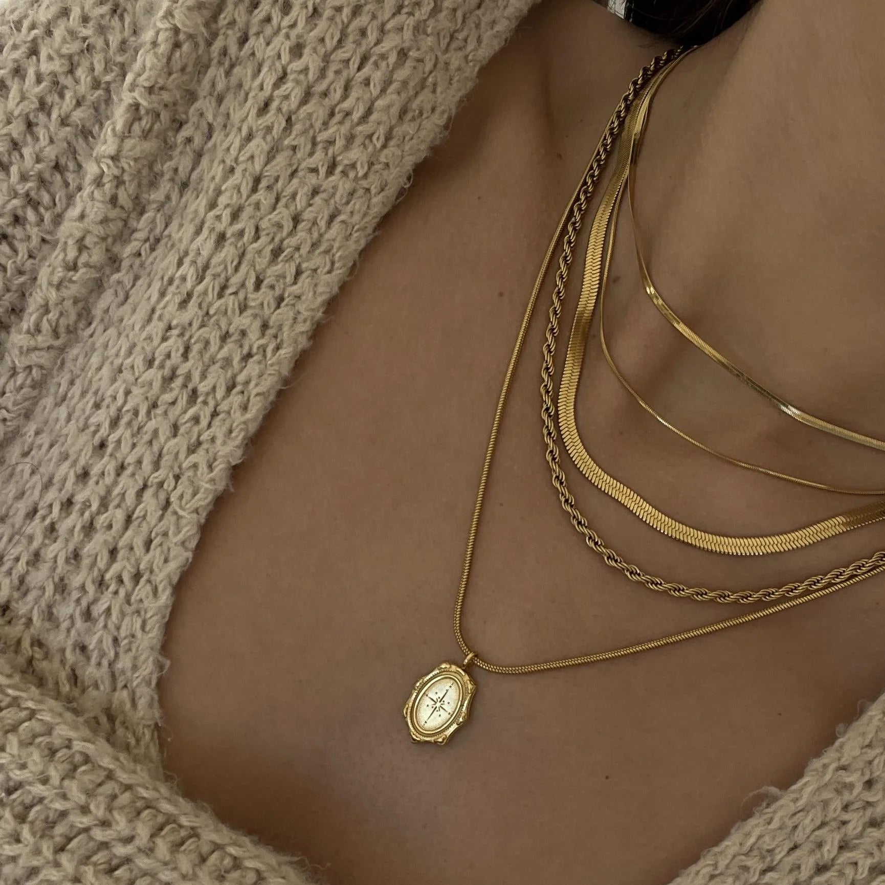 ALCO 18K Gold Plated Water Resistant - The Alchemy Necklace