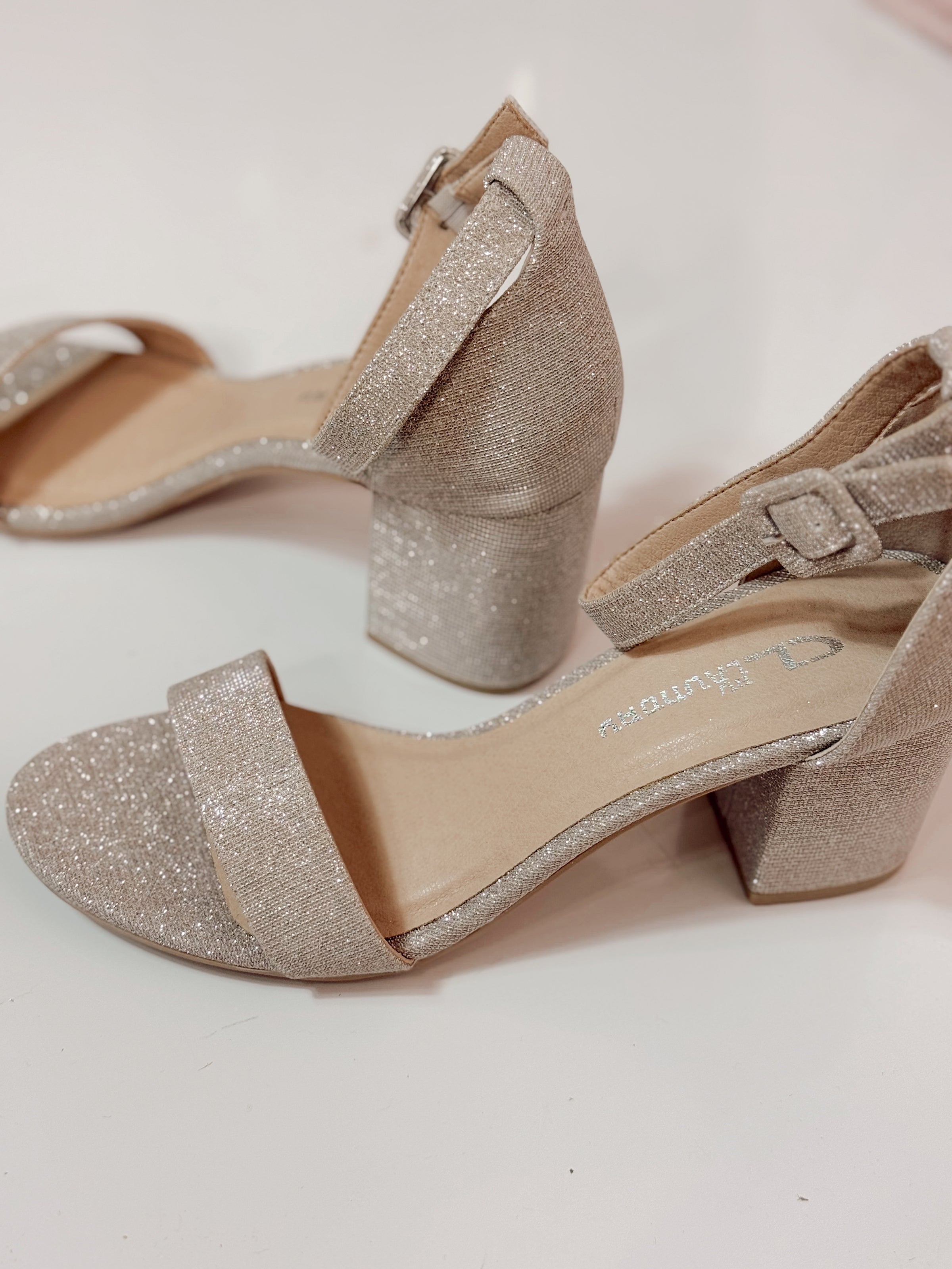 Jody Gold Shimmer Heels