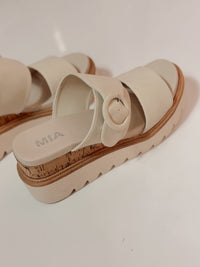 Mia Odal Wedge Sandals - Seashell