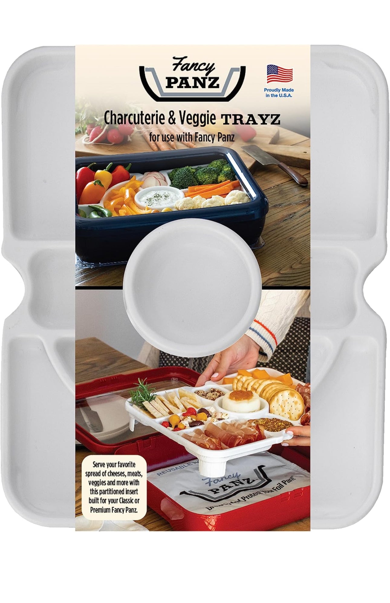 Fancy Panz - Charcuterie & Veggie Tray Insert