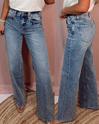 Stefani 90's Wide Leg Jeans