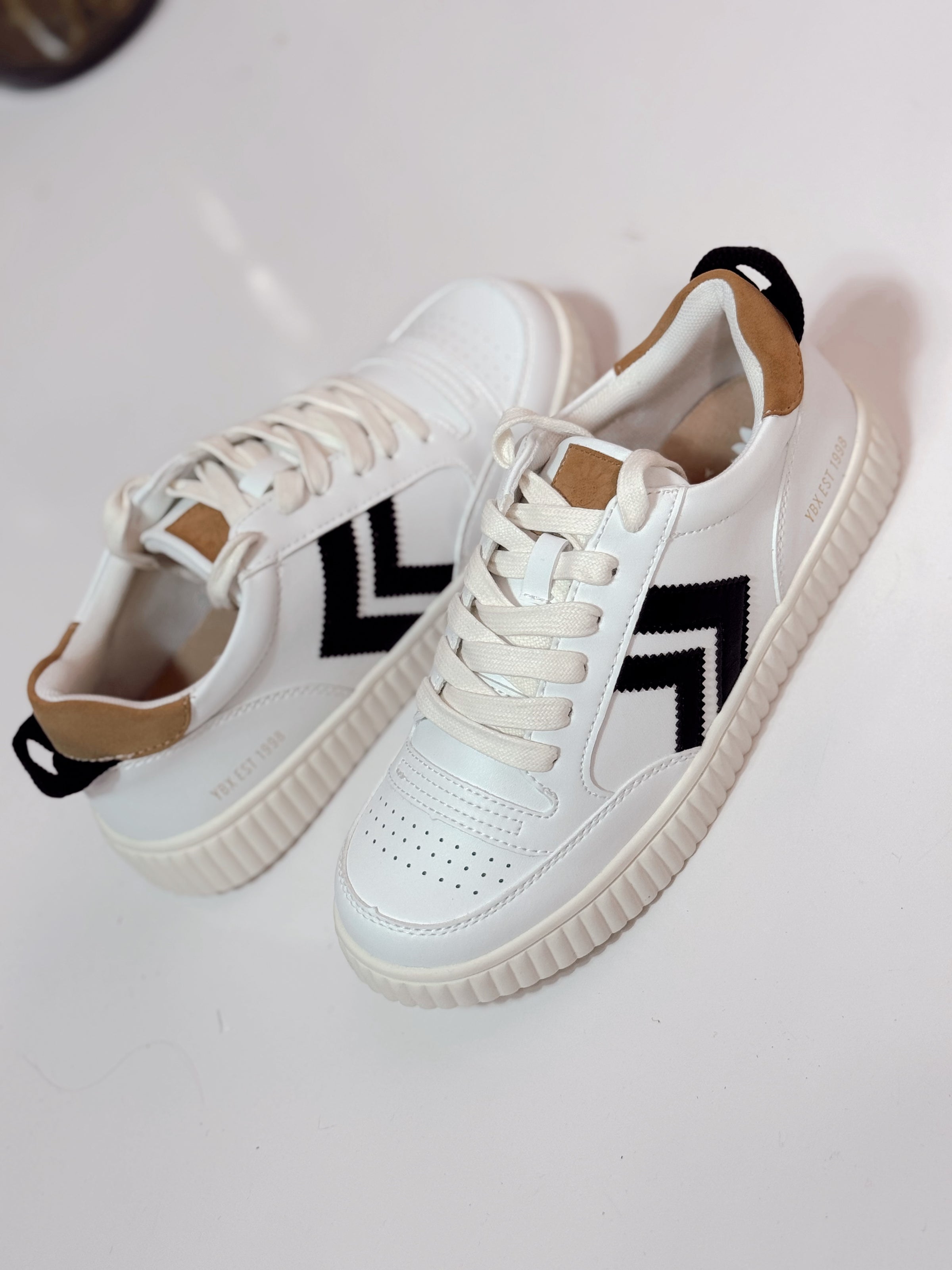 Yellow Box Miles Court Sneakers