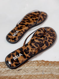 Mia - Aster Leopard Sandals