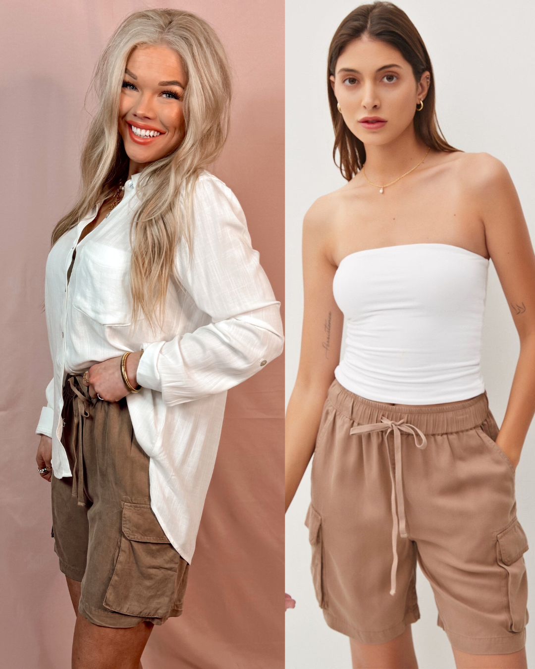 Easy & Efficient Tencel Cargo Shorts - Dark Sand