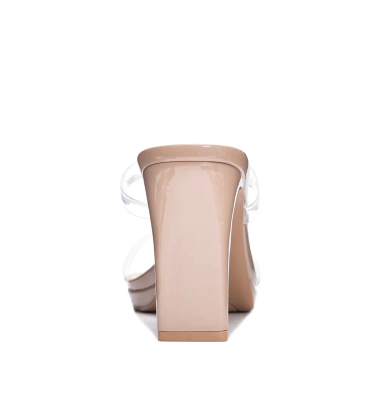Chinese Laundry Tete Vinyl Clear Heels