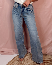 Stefani 90's Wide Leg Jeans