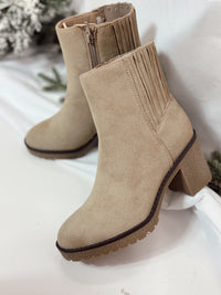 Harlow Amber Faux Suede Booties