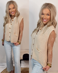 Lovely in Lace Mesh Fitted Long Sleeve Top - Beige