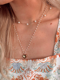 From The Heart 18K Stainless Steel Tarnish Free Heart Necklace
