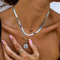 ASSORTED ALCO 18K Gold Plated Water Resistant - Starstone (Birthstone) Necklaces
