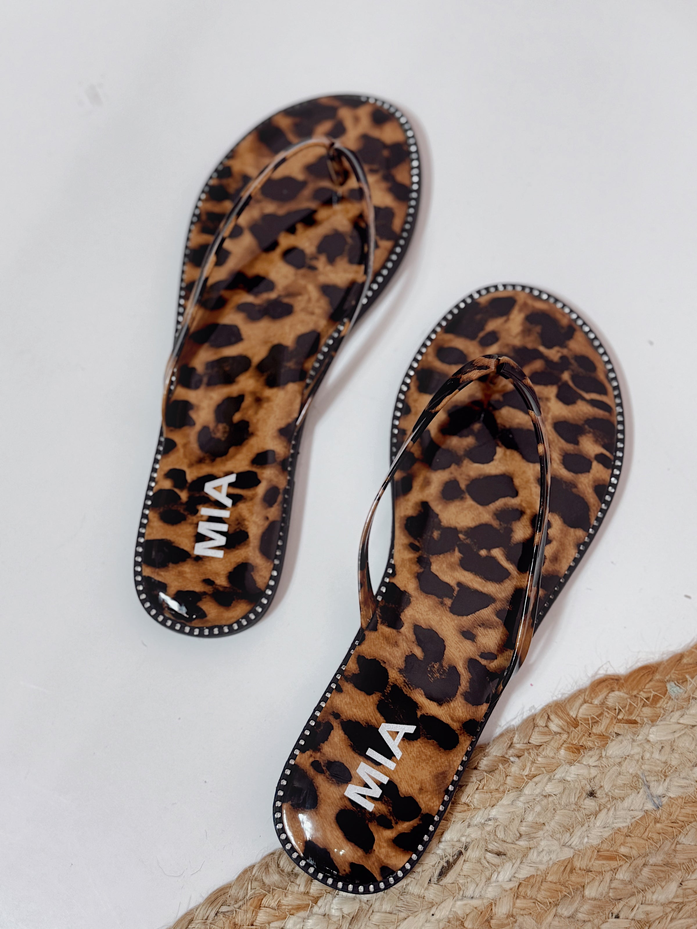 Mia - Aster Leopard Sandals