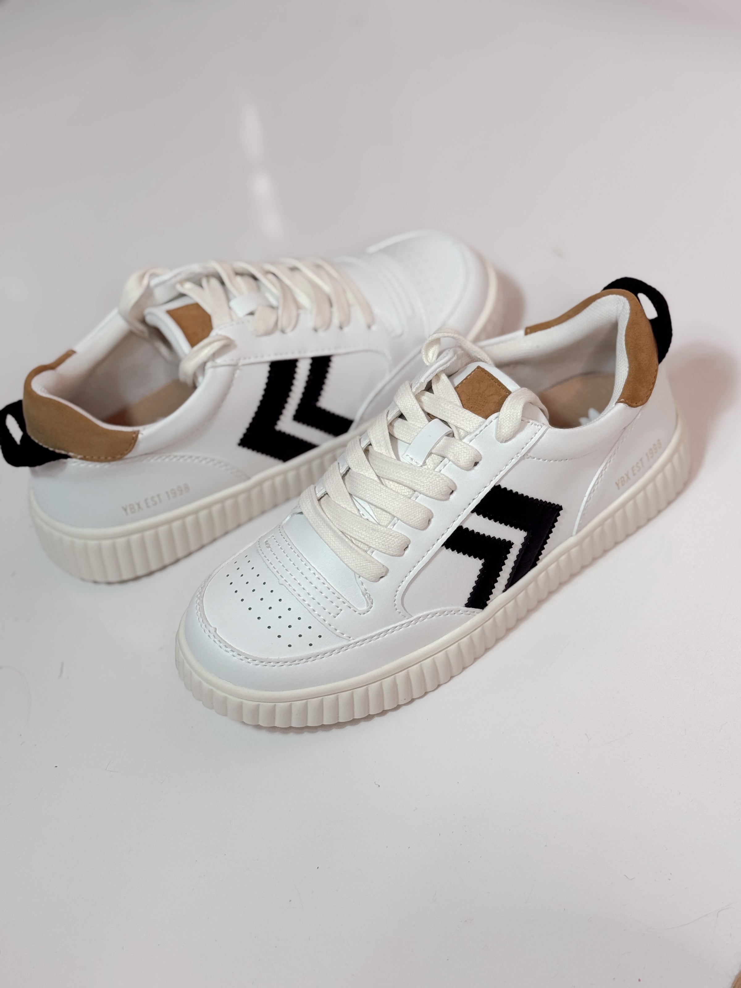 Yellow Box Miles Court Sneakers