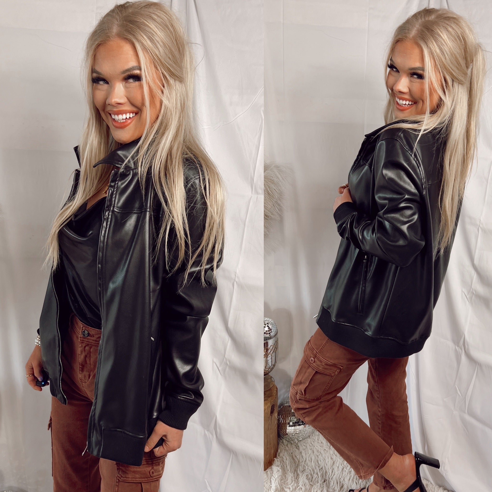 Wild Card Biker Vegan Leather Jacket – Shop Heart and Home