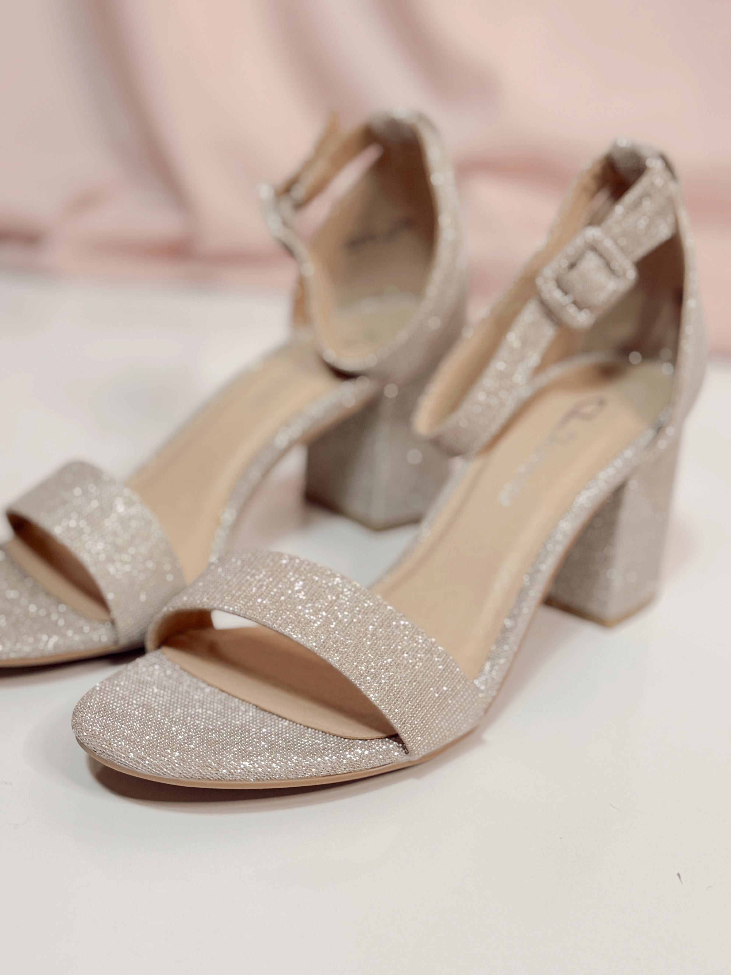 Jody Gold Shimmer Heels
