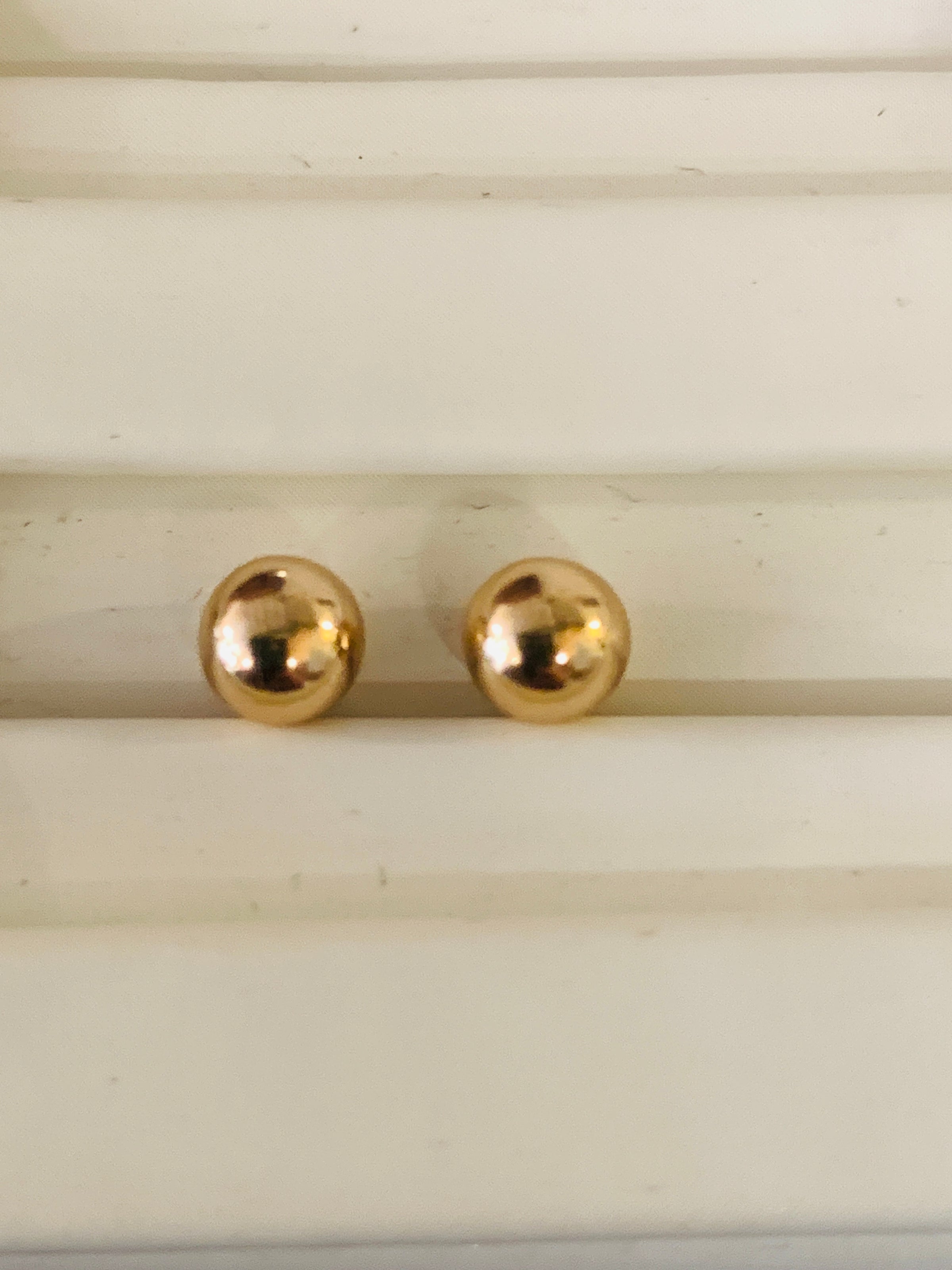 Golden Globe Post Earrings