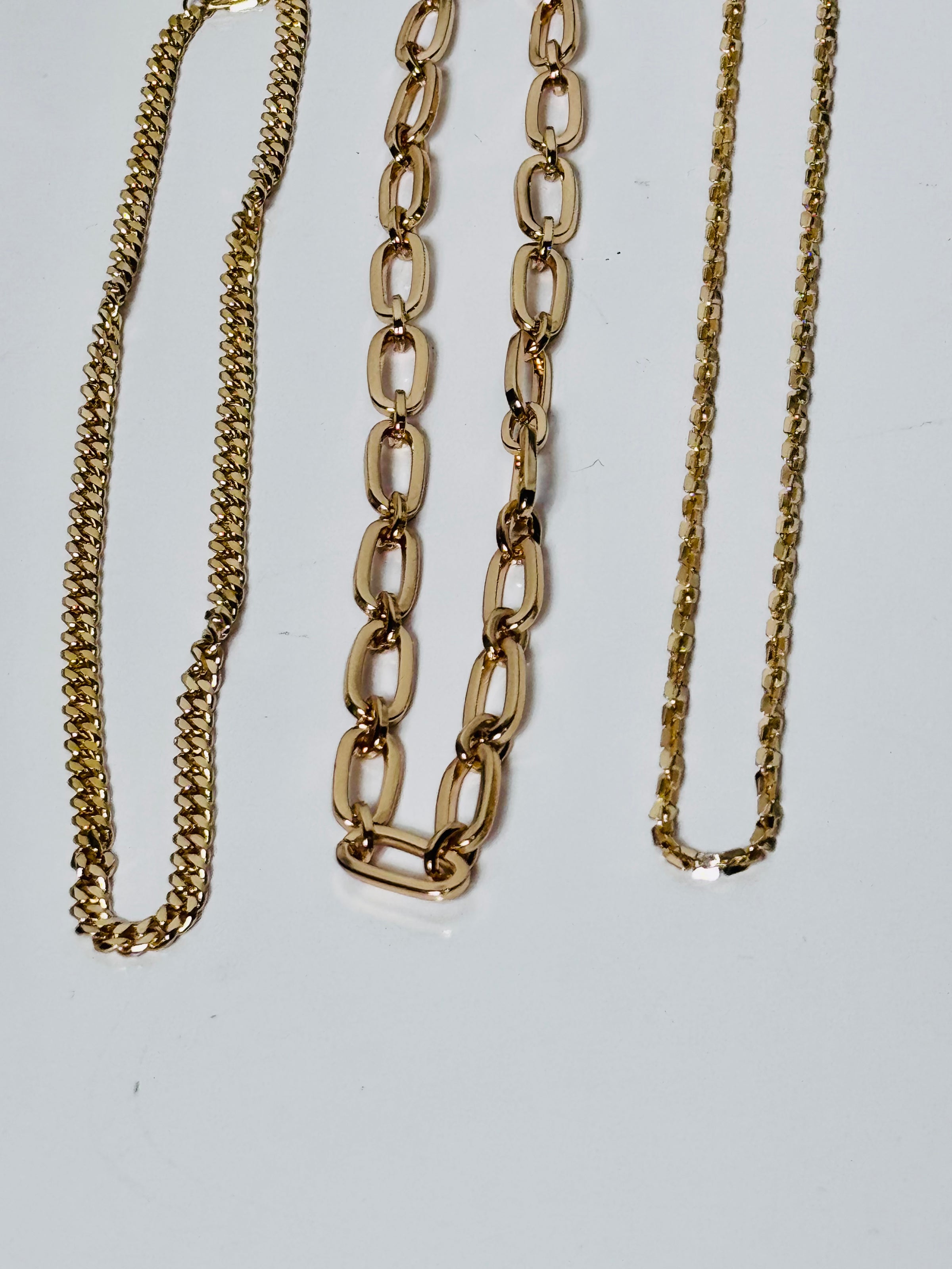 Asst Gold Chain Necklaces