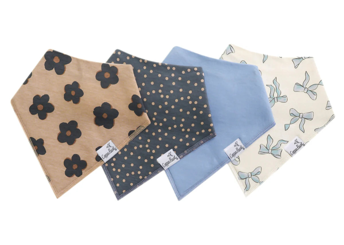 CP Asst 4 Bib Set - Gemma in Tan
