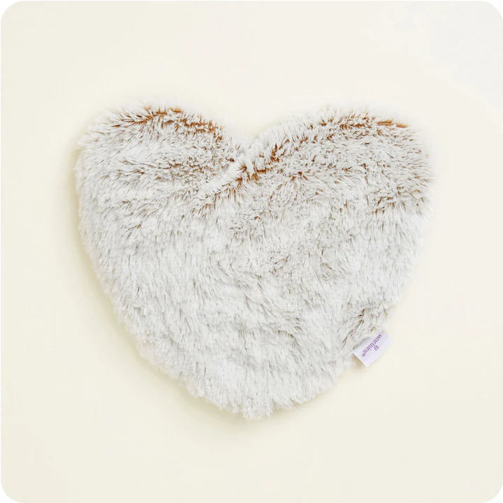 Warmies Heart Heat Pad - Marshmallow Brown