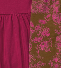 Girl's Valley Flowers Organic 2 Piece SET