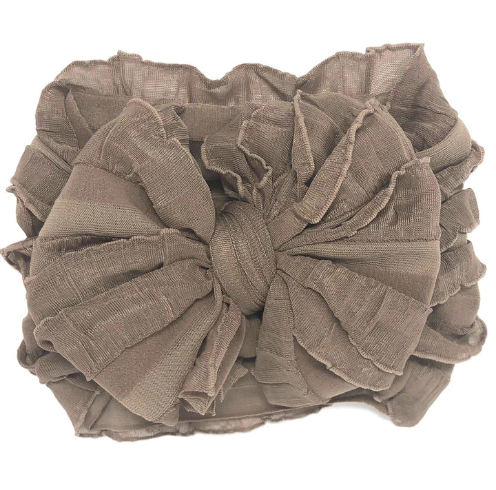 Assorted Ruffled Headband Bows